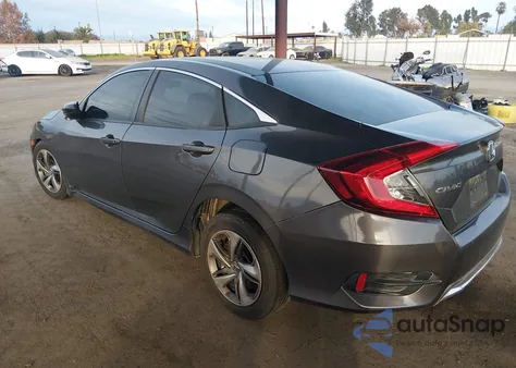 2019 Honda Civic Lx из США, поврежденный, VIN 2HGFC2F63KH542542